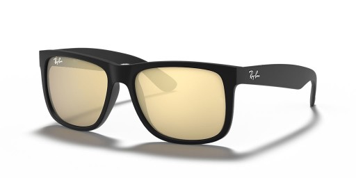 Ray-Ban RB4165 Justin Dath Meascán S (54 - 16) le Óir lionsaí agus Dubh fráma Sunglasses