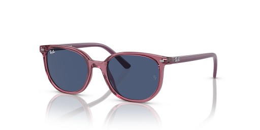 Ray-Ban RB9097S Elliot Páistí XS (46 - 16) le lionsaí Gorm agus Bándearg fráma Sunglasses