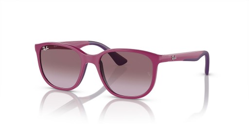 Ray-Ban RB9078S Páistí Bhith-Bhunaithe M (48 - 16) le Violet lionsaí agus Bándearg fráma Sunglasses