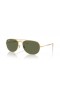 Ray-Ban RB3735 Bain Droichead XL (57 - 17) le Glas lionsaí agus Óir fráma Sunglasses