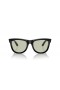 Ray-Ban RBR0502SF Wayfarer Aisiompú M (53 - 20) le Glas lionsaí agus Dubh fráma Sunglasses