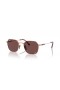 Ray-Ban RB8094 Jim Tíotáiniam M (53 - 20) le Violet lionsaí agus Beige fráma Sunglasses