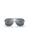 Ray-Ban RB2198 Bille M (60 - 14) le lionsaí Trédhearcach agus Gorm fráma Sunglasses