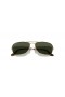 Ray-Ban RB3136 Carbhán XL (58 - 15) le Glas lionsaí agus Óir fráma Sunglasses