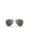 Ray-Ban RB3025 the Aviator Scáthán XL (58 - 14) le lionsaí Liath agus Óir fráma Sunglasses