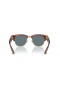 Ray-Ban RB0316S Mega Clubmaster XL (53 - 21) le lionsaí Gorm agus Donn fráma Sunglasses