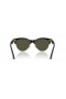Ray-Ban RB2341 Clubmaster Bealach M (51 - 19) le Glas lionsaí agus Dubh fráma Sunglasses