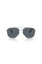 Ray-Ban RB8097 William Tíotáiniam XL (59 - 17), le lionsaí Gorm agus Silver fráma Sunglasses