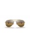 Ray-Ban RB3625 Nua the Aviator XXL (62 - 14) le lionsaí Donn agus Óir fráma Sunglasses