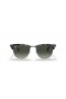 Ray-Ban RB3016 Clubmaster Fleck L (51 - 21) le lionsaí Liath agus Turtar fráma Sunglasses