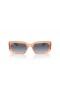 Ray-Ban RB4395 Kiliane Bith-Bhunaithe M (54 - 21) le lionsaí Gorm agus Oráiste fráma Sunglasses