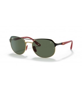 Ray-Ban RB3685M Scuderia Ferrari BailiÃºchÃ¡n XL (58 - 19) le Glas lionsaÃ­ agus Dubh frÃ¡ma Sunglasses