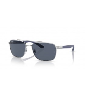 Ray-Ban RB3701 XXL (59 - 17), le lionsaí Liath agus Óir fráma Sunglasses