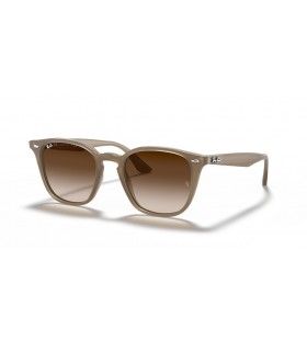 Ray-Ban RB4258F L (52 - 20) le lionsaí Donn agus Beige fráma Sunglasses