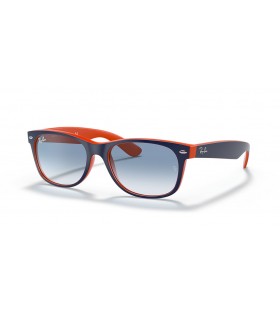 Ray-Ban RB2132 Nua Wayfarer Dath MeascÃ¡n S (52 - 18) le lionsaÃ­ Gorm agus Gorm frÃ¡ma Sunglasses