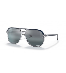 Ray-Ban RB2198 Bille M (60 - 14) le lionsaí Trédhearcach agus Gorm fráma Sunglasses