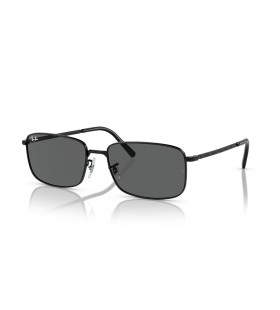 Ray-Ban RB3717 XL (57 - 18) le lionsaÃ­ Liath agus Dubh frÃ¡ma Sunglasses