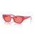 Ray-Ban RB4430 Zena Bith-Bhunaithe M (52 - 22) le BÃ¡ndearg lionsaÃ­ agus Sunglasses frÃ¡ma Dearg