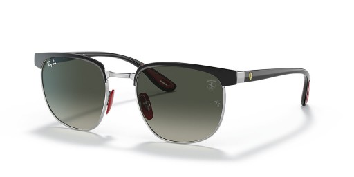 Ray-Ban RB3698M Scuderia Ferrari Collection L (53 - 20) con lenti Grigio e Nero frame Occhiali da sole