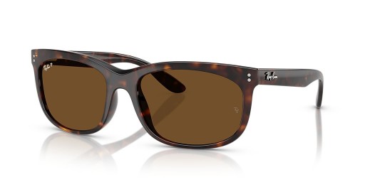Ray-Ban RB2389 Balorette M (57 - 19) con lenti Brown Tortoise frame Occhiali da sole