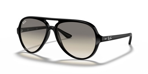 Ray-Ban RB4125 Cats 5000 Classic M (59 - 13) con lenti Grigio e Nero frame Occhiali da sole