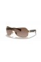 Ray-Ban RB3471 M (0 - 132) con lenti Marrone e Oro frame Occhiali da sole