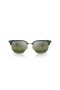 Ray-Ban RB4416 Nuovo Clubmaster XL (53 - 20) con lenti Argento e Verde cornice Occhiali da sole