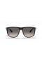 Ray-Ban RB4147 Fidanzato L (60 - 15) con lenti Grigio e Nero frame Occhiali da sole