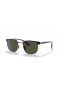 Ray-Ban RB3698M Scuderia Ferrari Collection L (53 - 20) con lenti Verde e telaio Nero Occhiali da sole