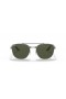 Ray-Ban RB3688 M (55 - 19) con lenti Verdi e Silver frame Occhiali da sole