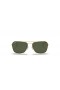 Ray-Ban RB3136 Caravan L (55 - 15) con lenti Verdi e Oro frame Occhiali da sole