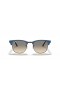 Ray-Ban RB3016 Clubmaster Marmo M (49 - 21) con lenti Grigio e Blu cornice Occhiali da sole