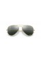 Ray-Ban RB3025 Aviator Chromance XXL (62 - 14) con lenti Argento e Oro frame Occhiali da sole