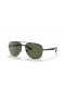Ray-Ban RB3683 L (56 - 15) con lenti Verde e telaio Nero Occhiali da sole