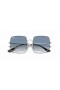 Ray-Ban RB1971 Piazza 1971 Classico L (54 - 19) con lenti Blu e Silver frame Occhiali da sole
