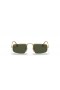 Ray-Ban RB3957 Julie S (49 - 20) con lenti Verdi e Oro frame Occhiali da sole