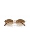 Ray-Ban RB3749 XXL (58 - 18) con lenti Marrone e Oro frame Occhiali da sole