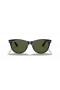Ray-Ban Wayfarer RB2185 II Classico L (55 - 18) con lenti Verde e telaio Nero Occhiali da sole