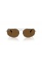 Ray-Ban RB3845 Explorer V XXL (60 - 17) con lenti Brown, Silver frame Occhiali da sole