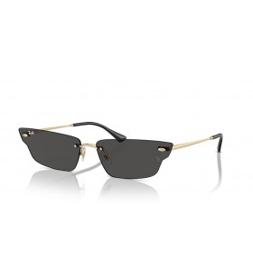 Ray-Ban RB3731 Anh Bio-Based M (63 - 15) con lenti Grigio e Oro frame Occhiali da sole