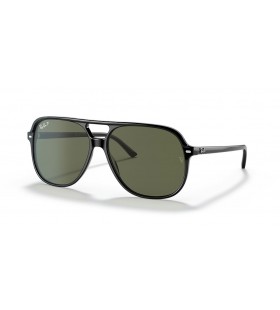 Ray-Ban RB2198 Bill XS (56 - 14) con lenti Verde e telaio Nero Occhiali da sole