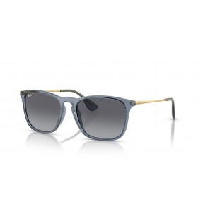 Ray-Ban RB4187 Chris M (54 - 18) con lenti Grigio e Blu cornice Occhiali da sole