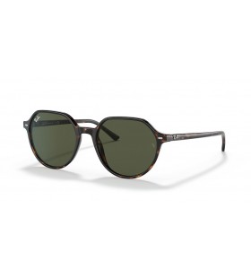 Ray-Ban RB2195 Thalia S (53 - 18) con lenti Verdi e Tortoise frame Occhiali da sole