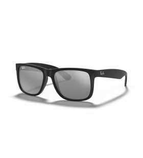 Ray-Ban RB4165 Justin Colori Mix S (54 - 16) con lenti Argento e Nero frame Occhiali da sole