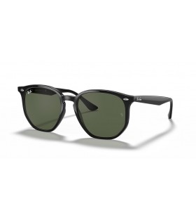 Ray-Ban RB4306F L (54 - 19) con lenti Verde e telaio Nero Occhiali da sole