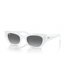 Ray-Ban RB4430 Zena Bio a Base di S (49 - 22) con lenti Grigio e nero frame Occhiali da sole