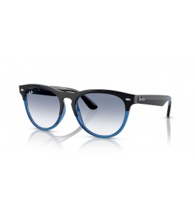 Ray-Ban RB4471 Iris L (54 - 18) con lenti Blu e Nero frame Occhiali da sole