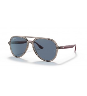 Ray-Ban RB4376 L (57 - 16) con lenti Blu e Grigio cornice Occhiali da sole