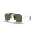 Ray-Ban RB3029 Outdoorsman Avana Collezione XXL (62 - 14) con lenti Verdi e Oro frame Occhiali da sole