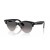 Ray-Ban RB2341 Clubmaster Modo L (54 - 19) con lenti Grigio e Nero frame Occhiali da sole